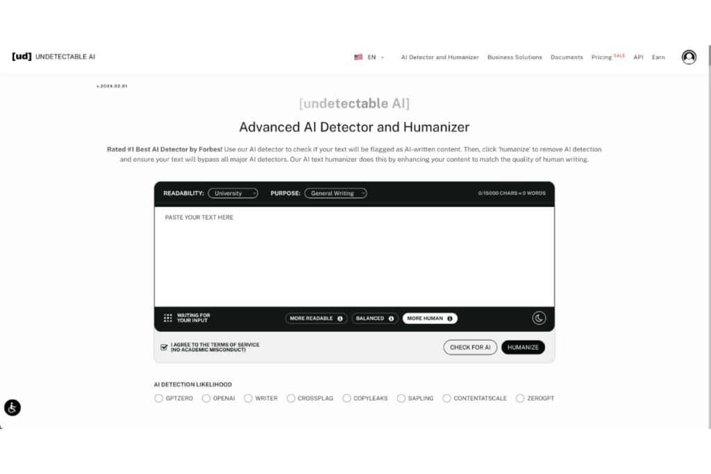 AI Detector and Humanizer for Undetectable AI