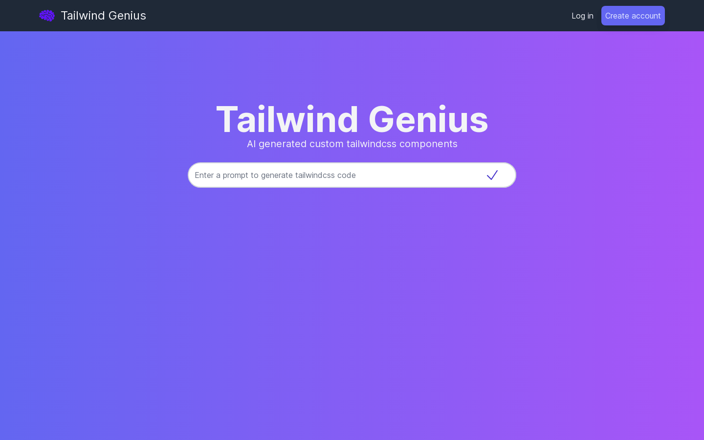 Tailwind Genius