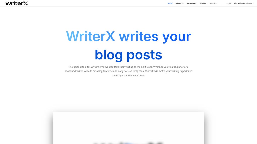 WriterX