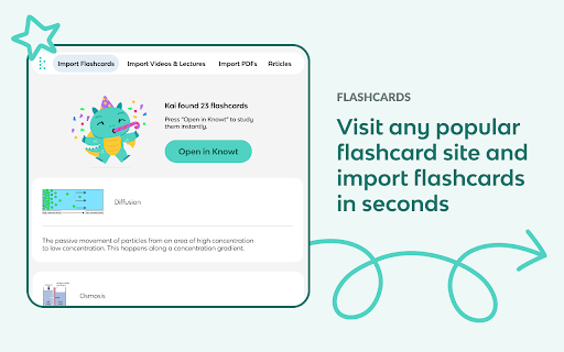 Knowt: Quizlet Import, AI Notes & Flashcards