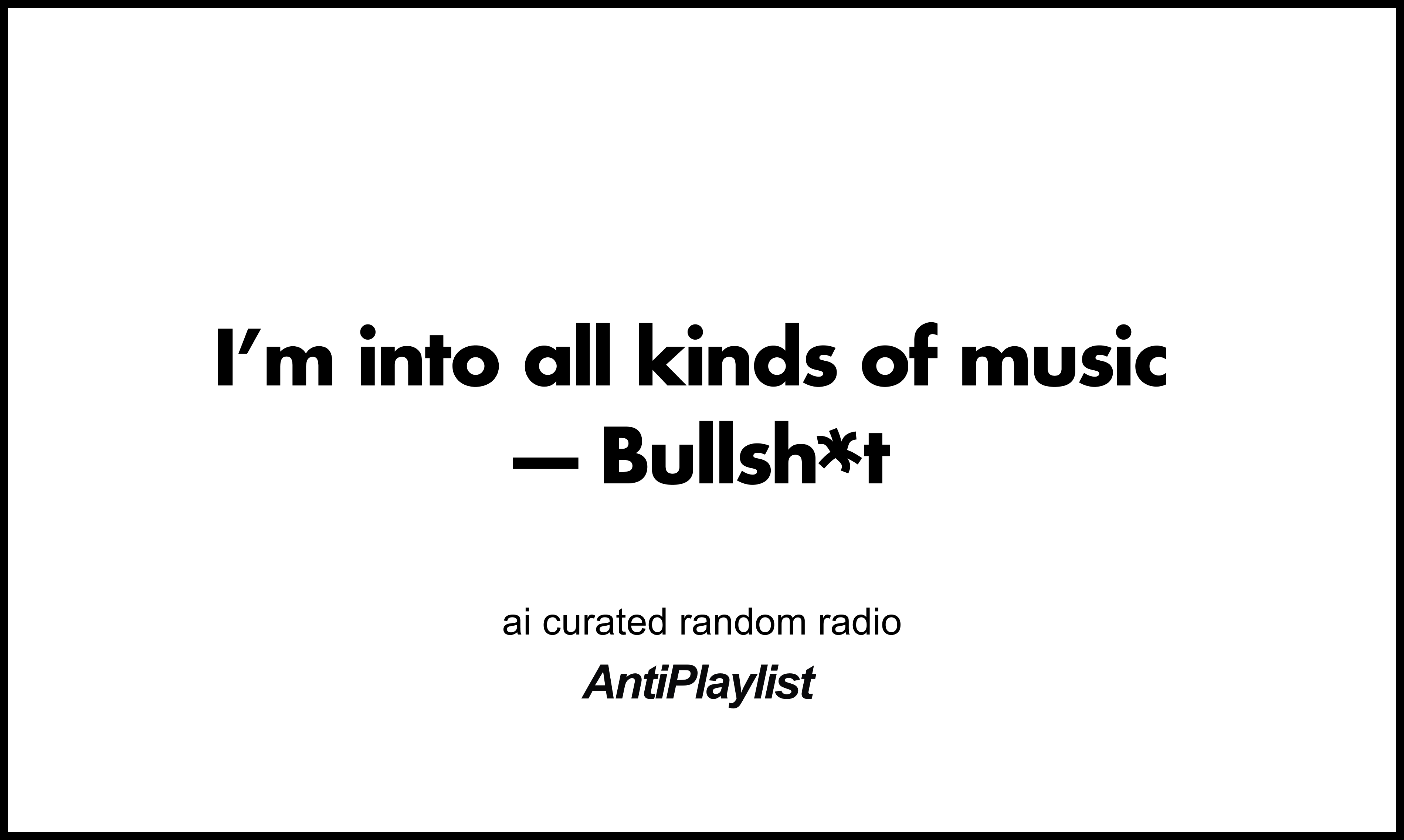 AntiPlaylist