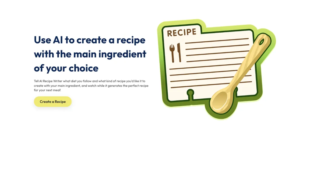 AI Recipe Writer