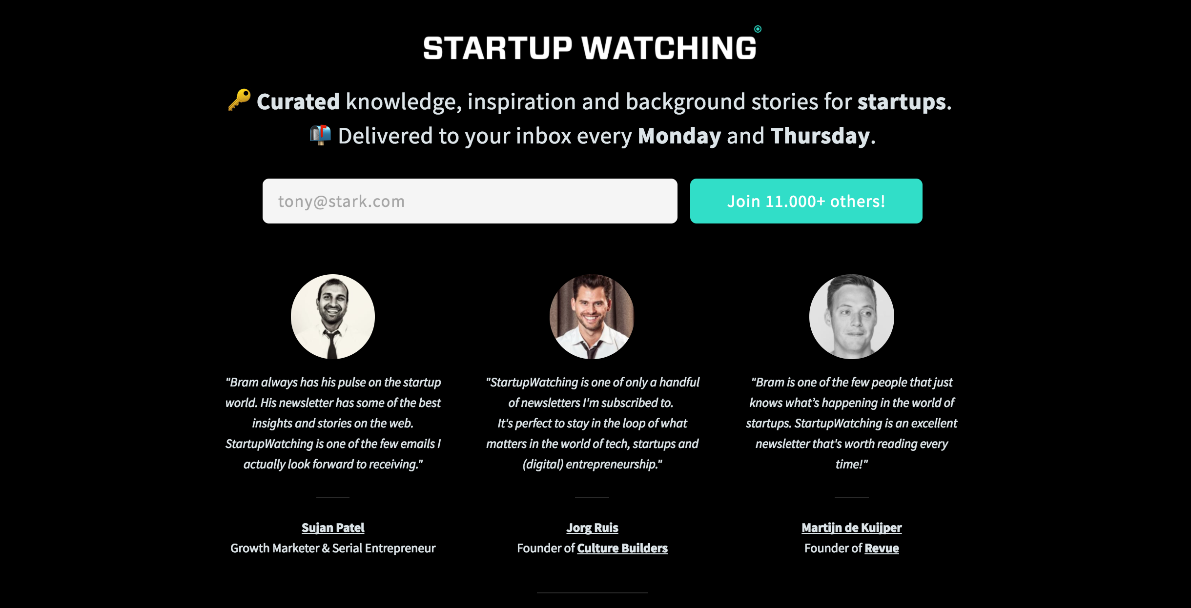 StartupWatching