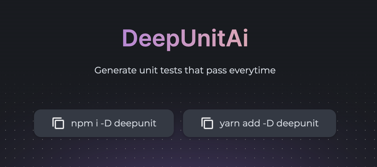 DeepUnit