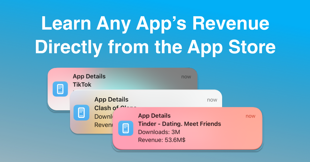 App Details App Store Stats for Everyone