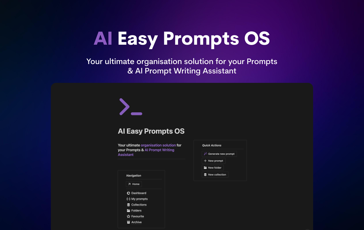 AI Easy Prompts OS