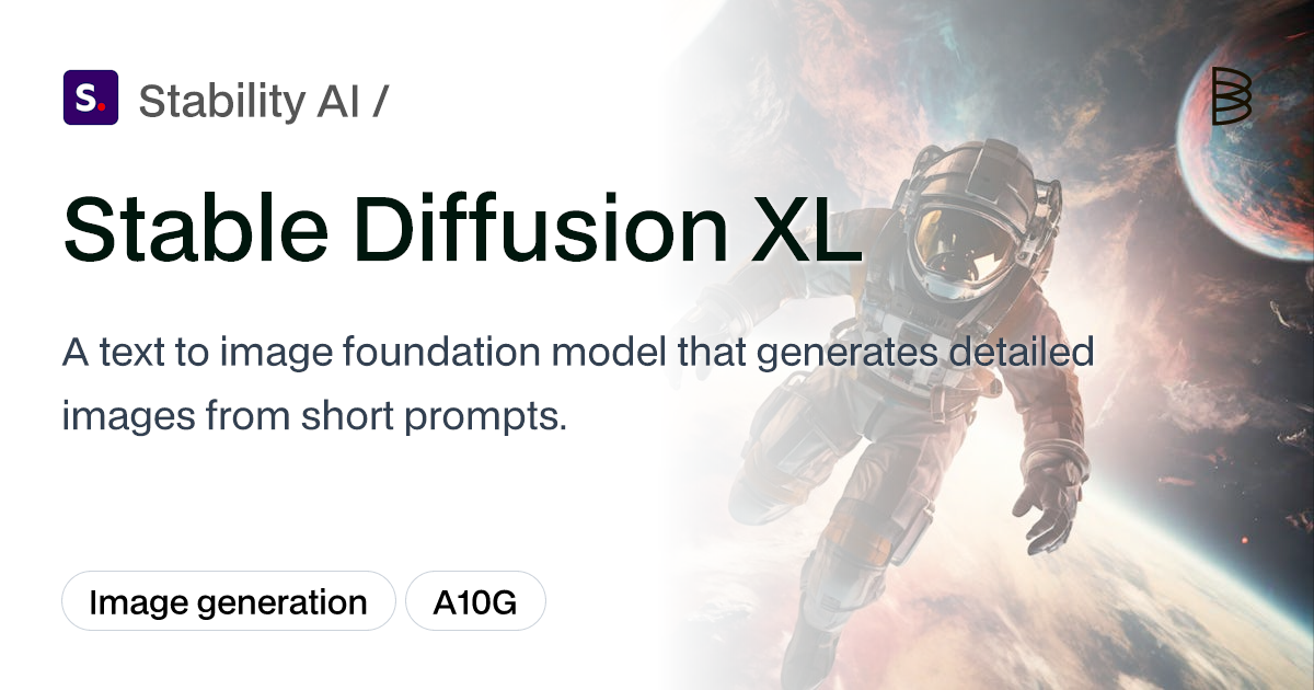 Stability AI's Stable Diffusion XL