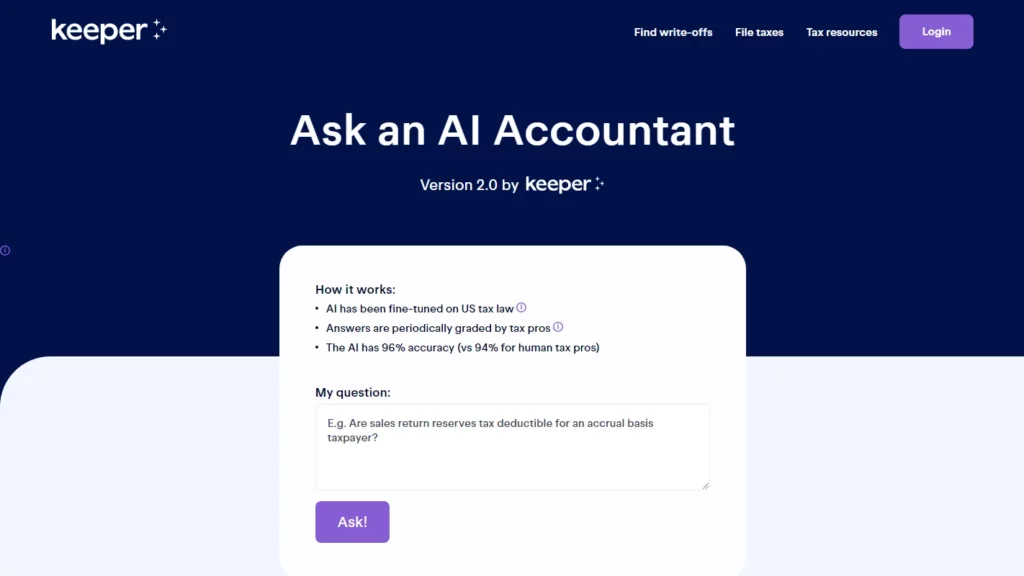 Ask an AI Accountant