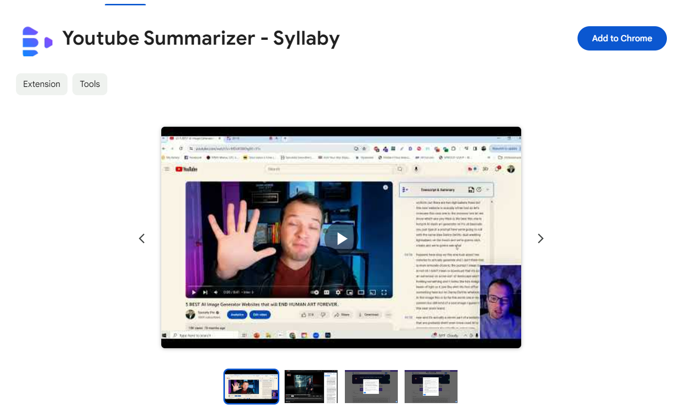 FREE Youtube Summarizer - Syllaby