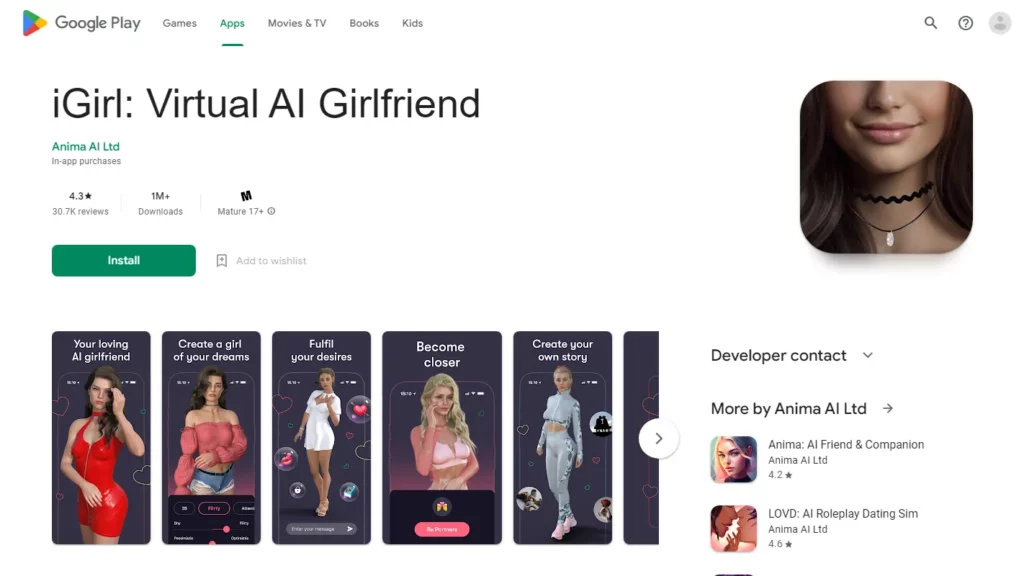 Virtual AI Girlfriend