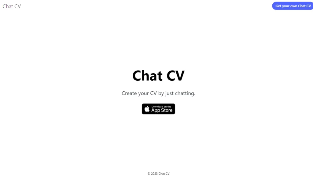 Chat CV