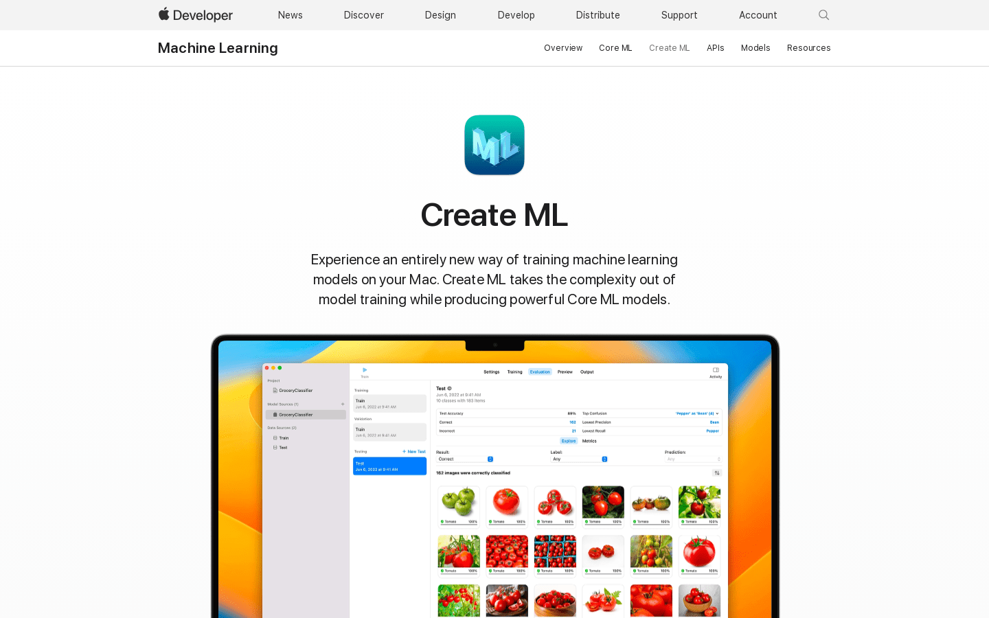 Create ML