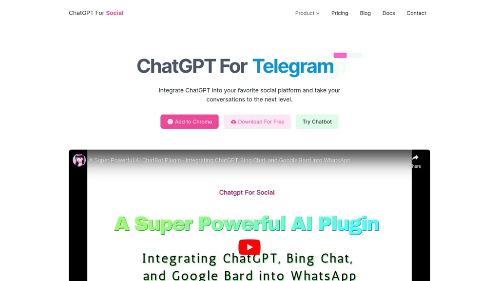 ChatGPT for WhatsApp