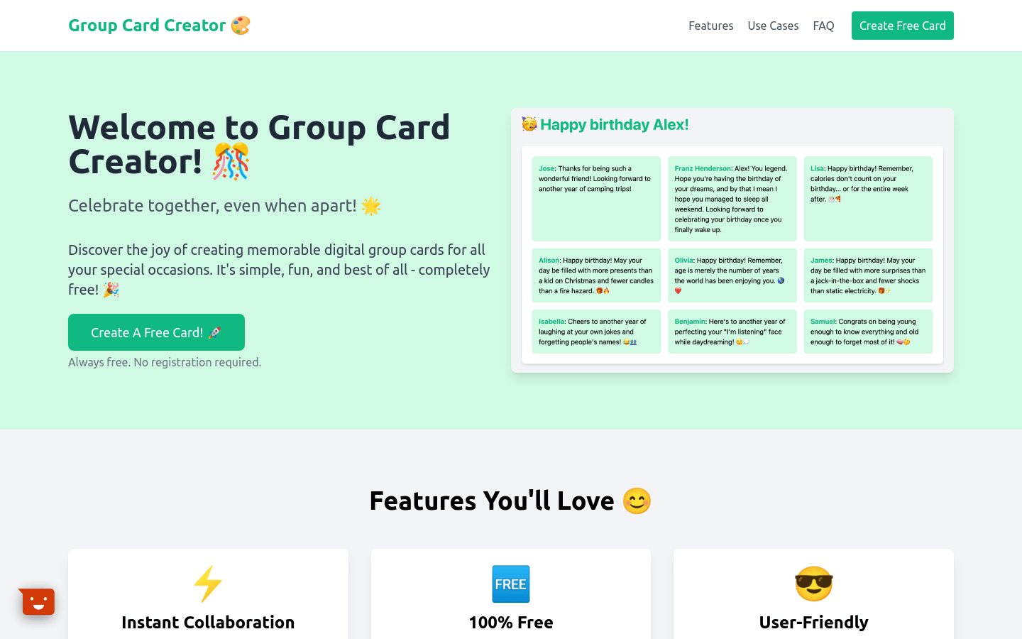 Group Card Creator