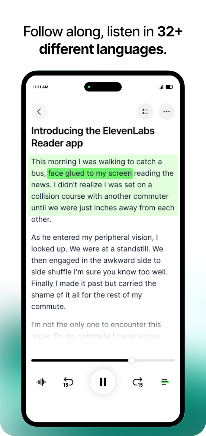 Reader by ElevenLabs