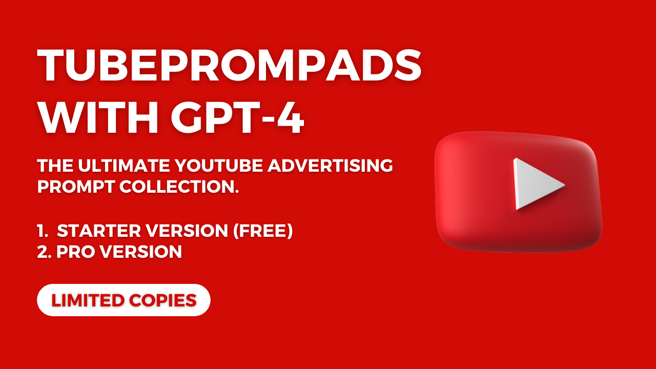 TubePrompAds With GPT-4