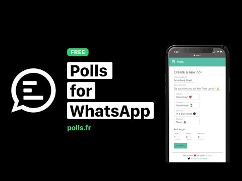 Polls for WhatsApp