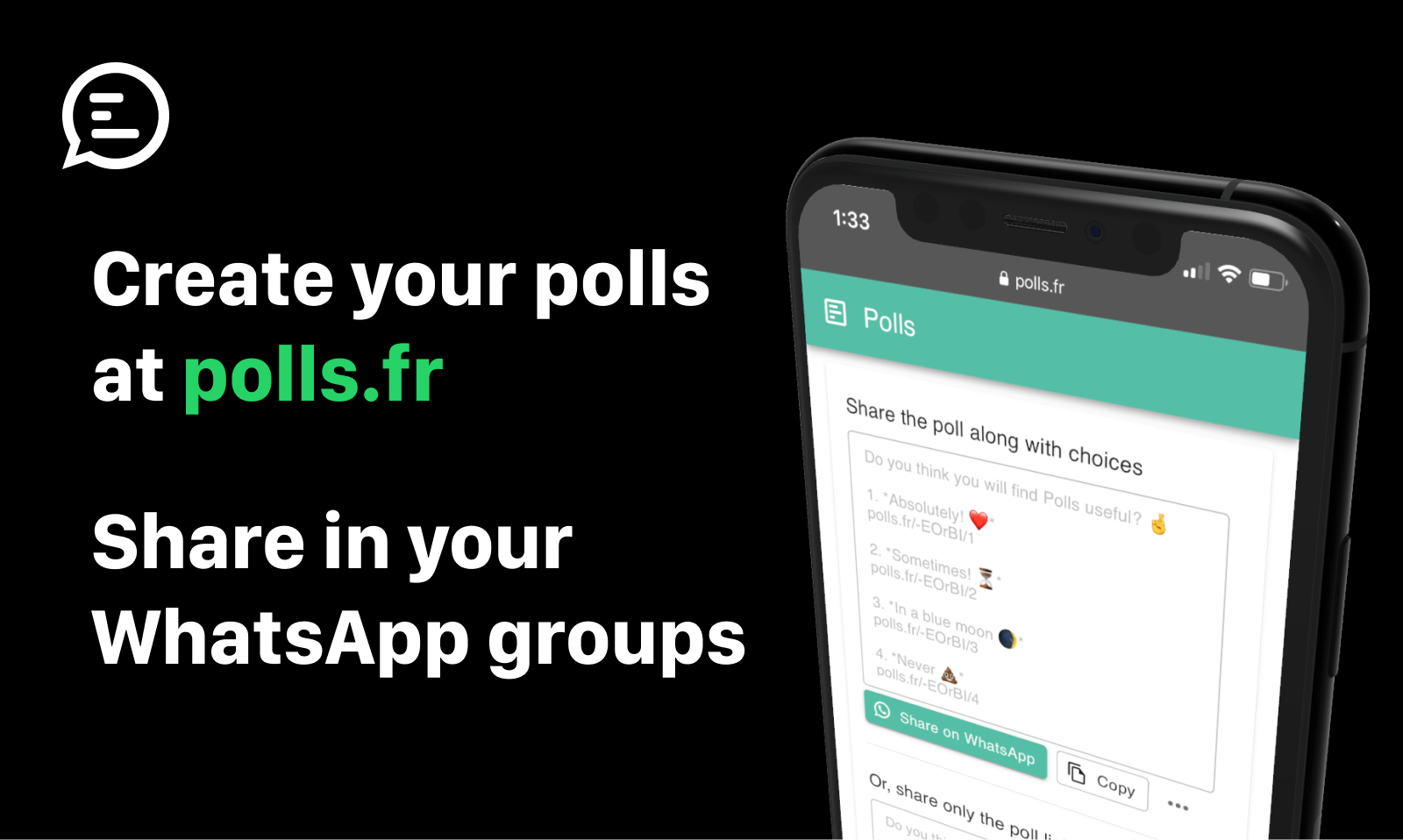 Polls for WhatsApp