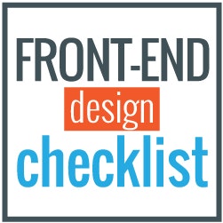 Front-End Design Checklist