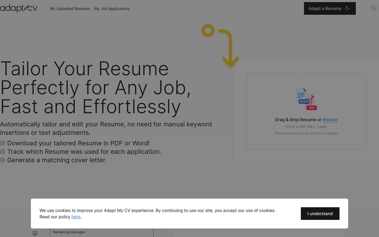 Resume Customization Tool