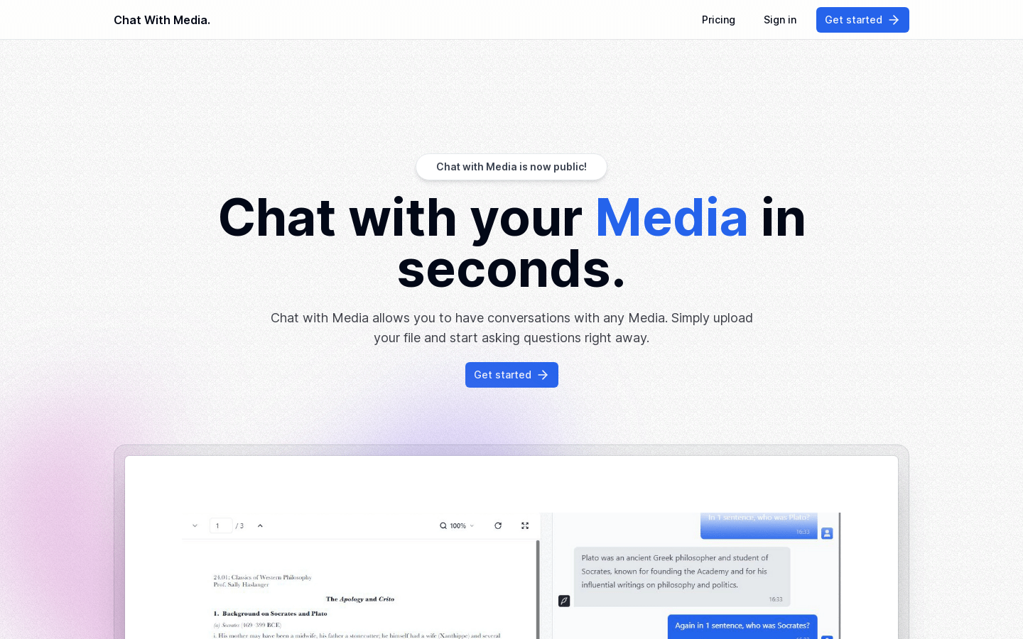 Chat With Media