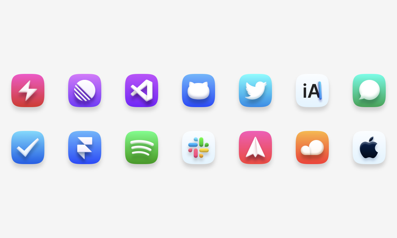 Custom macOS icon pack