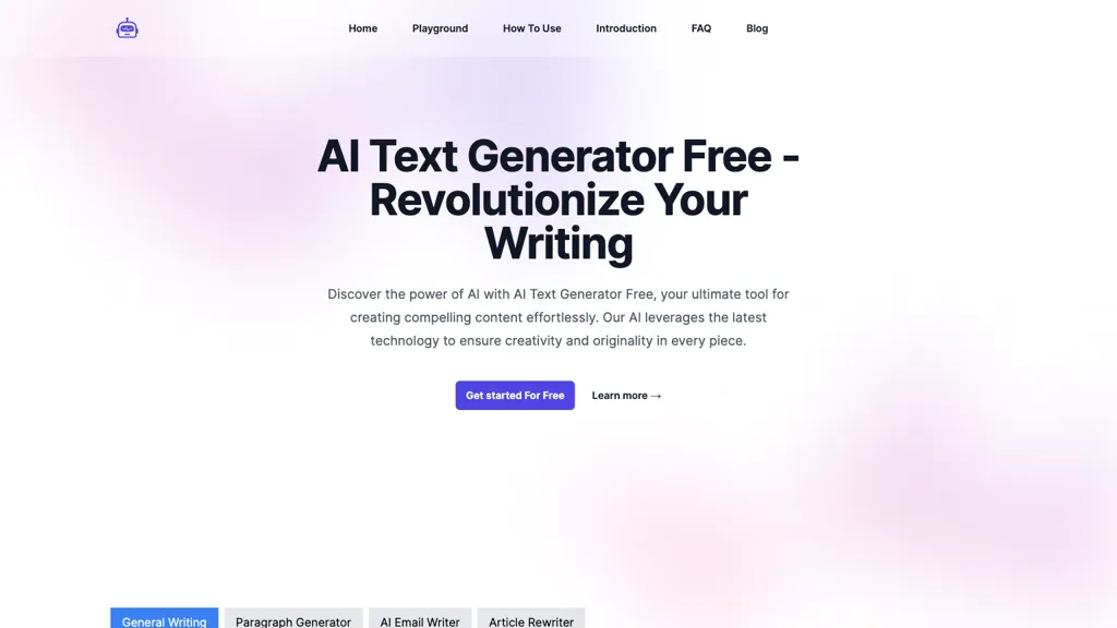 AI Text Generator