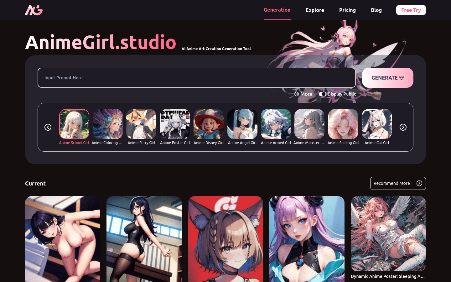 AI Anime Girl Studio