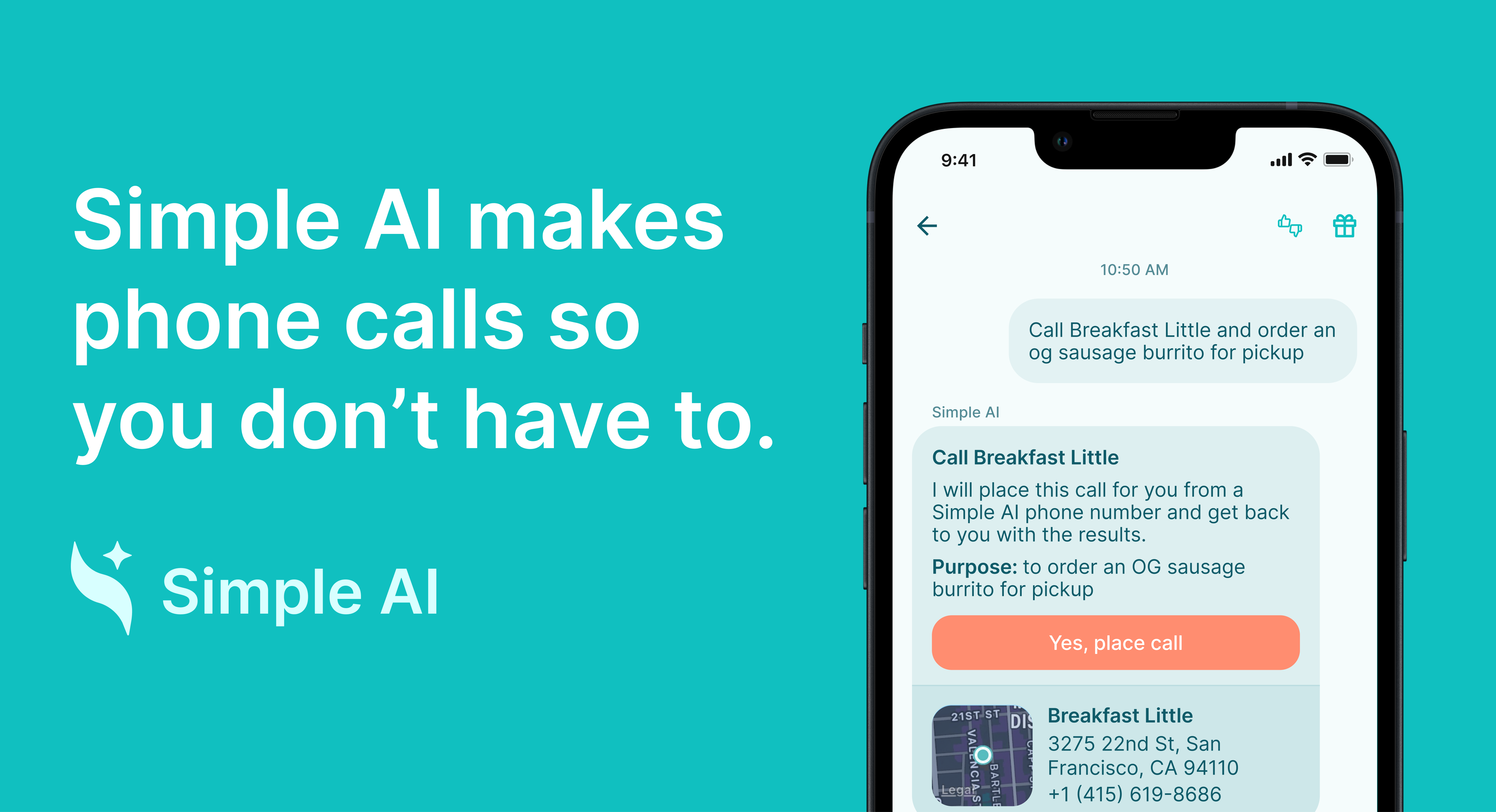 Simple AI Phone Assistant