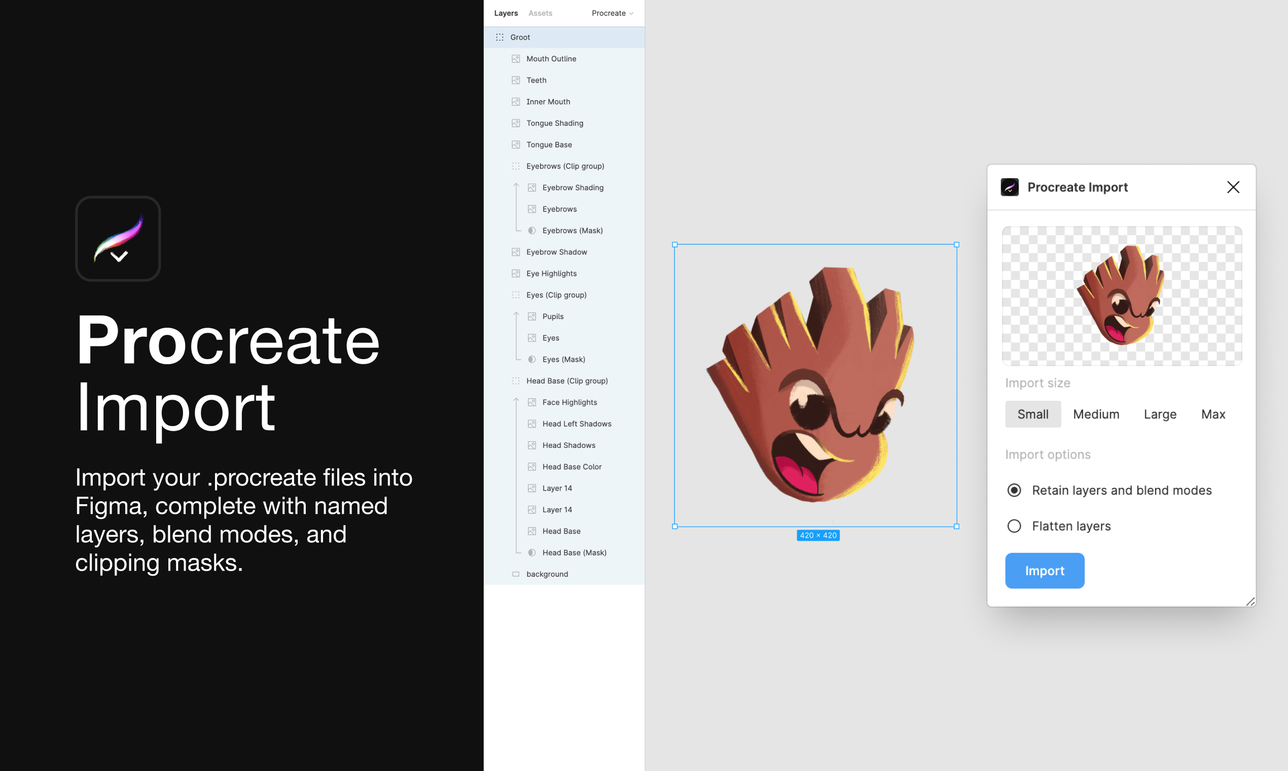 Procreate Import for Figma