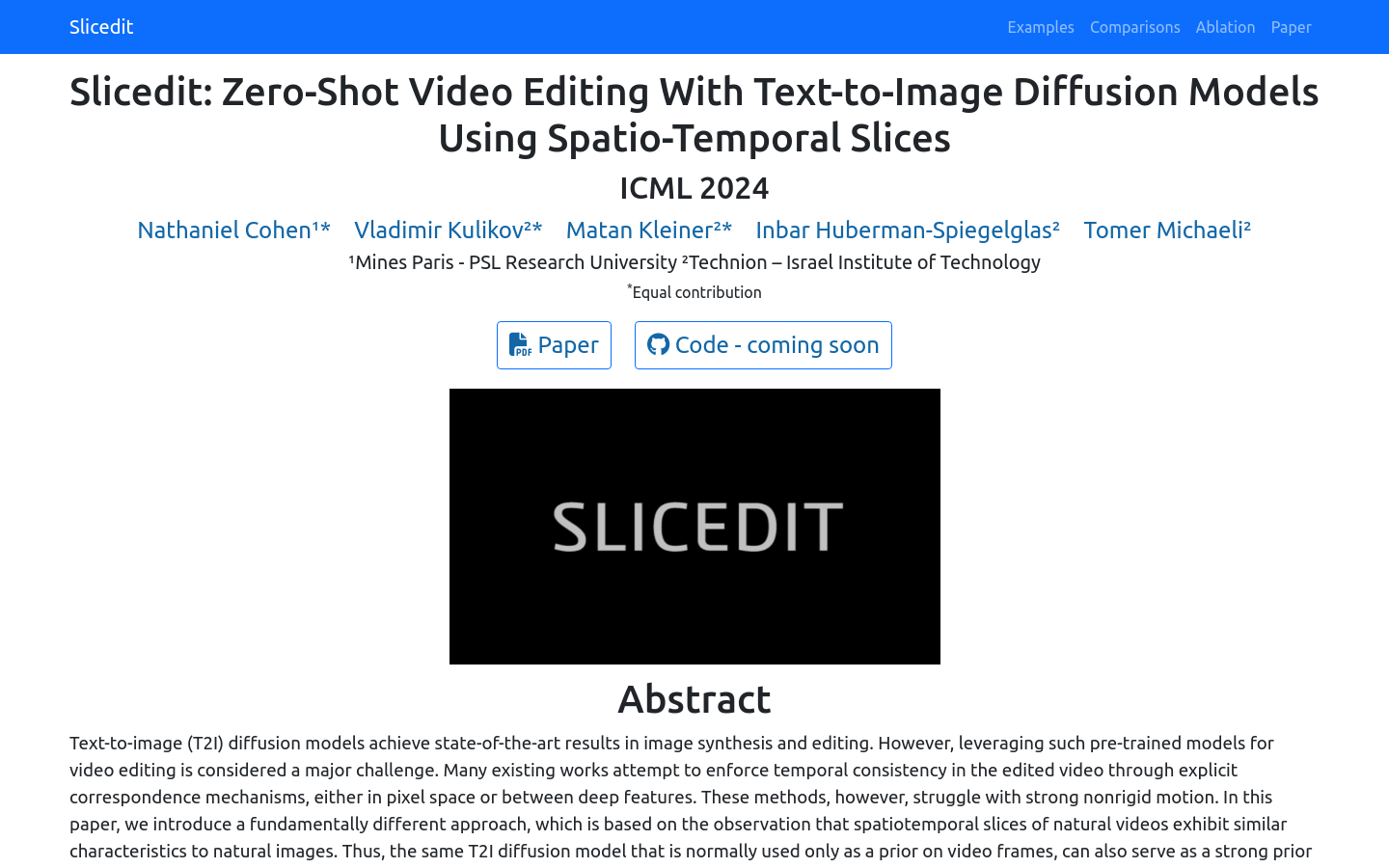 Slicedit