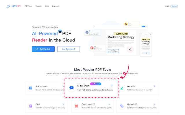 LightPDF - AI For Docs, Edit and Convert PDF