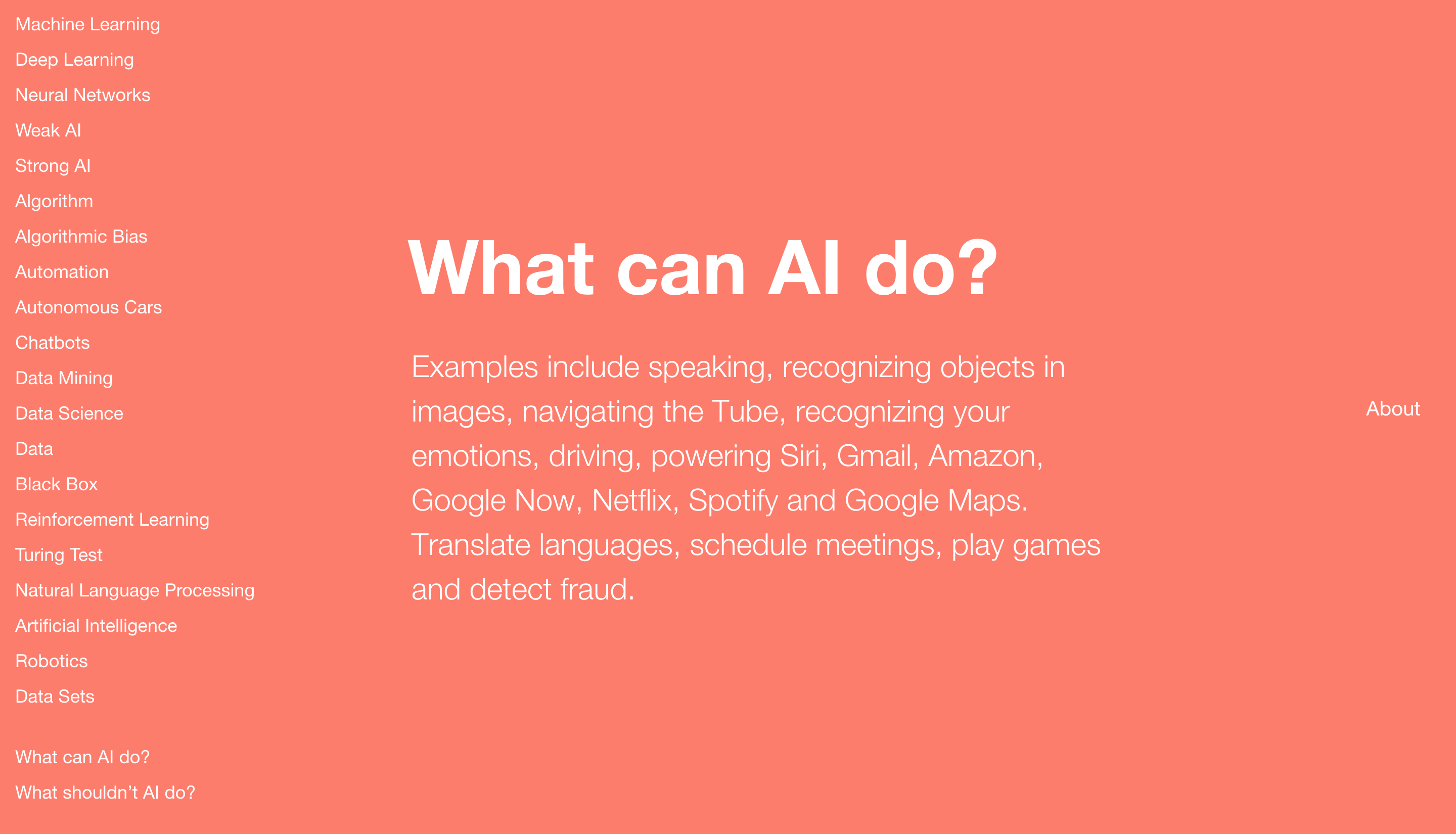 AI Cheatsheet