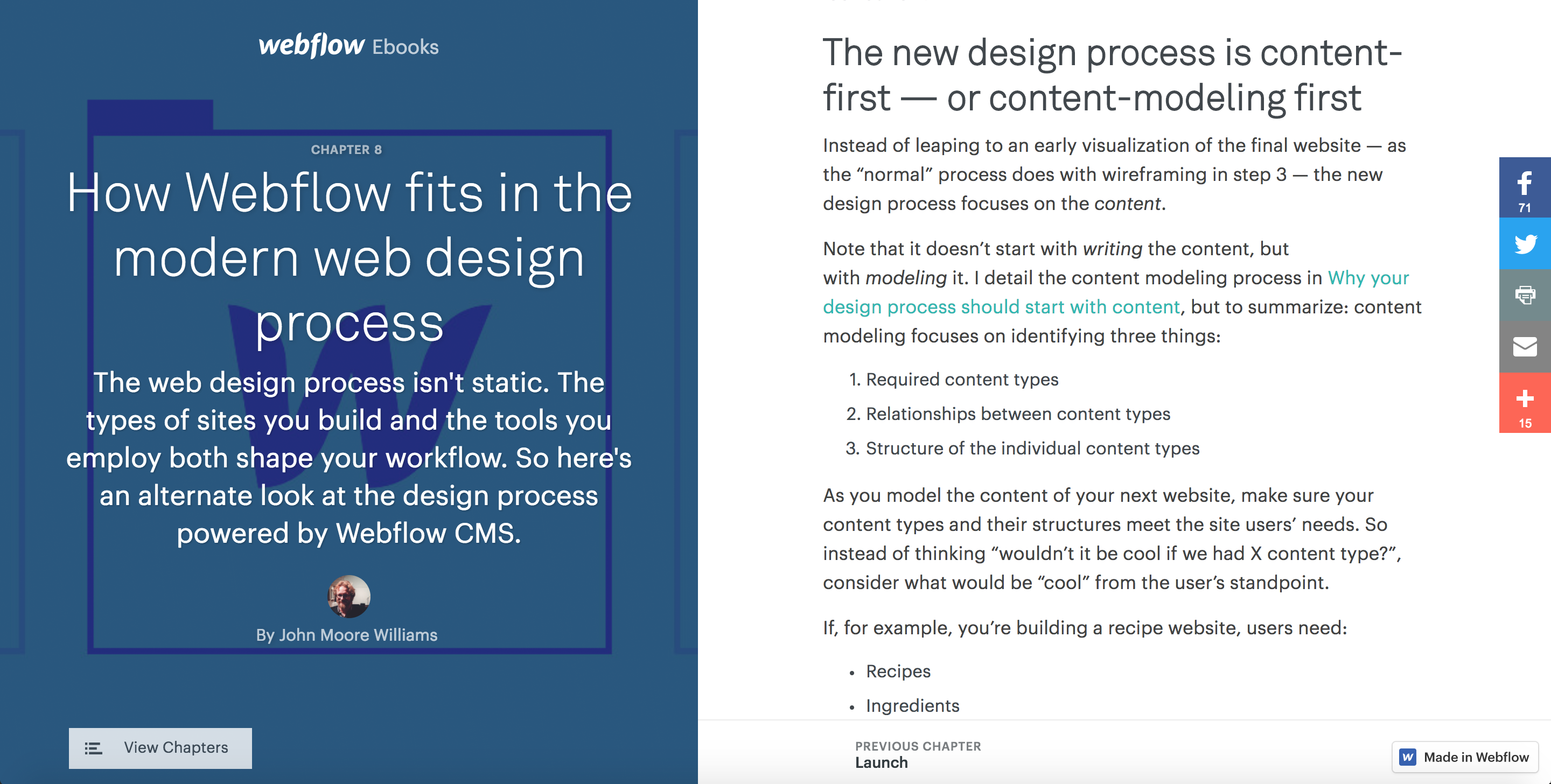 The modern web design process