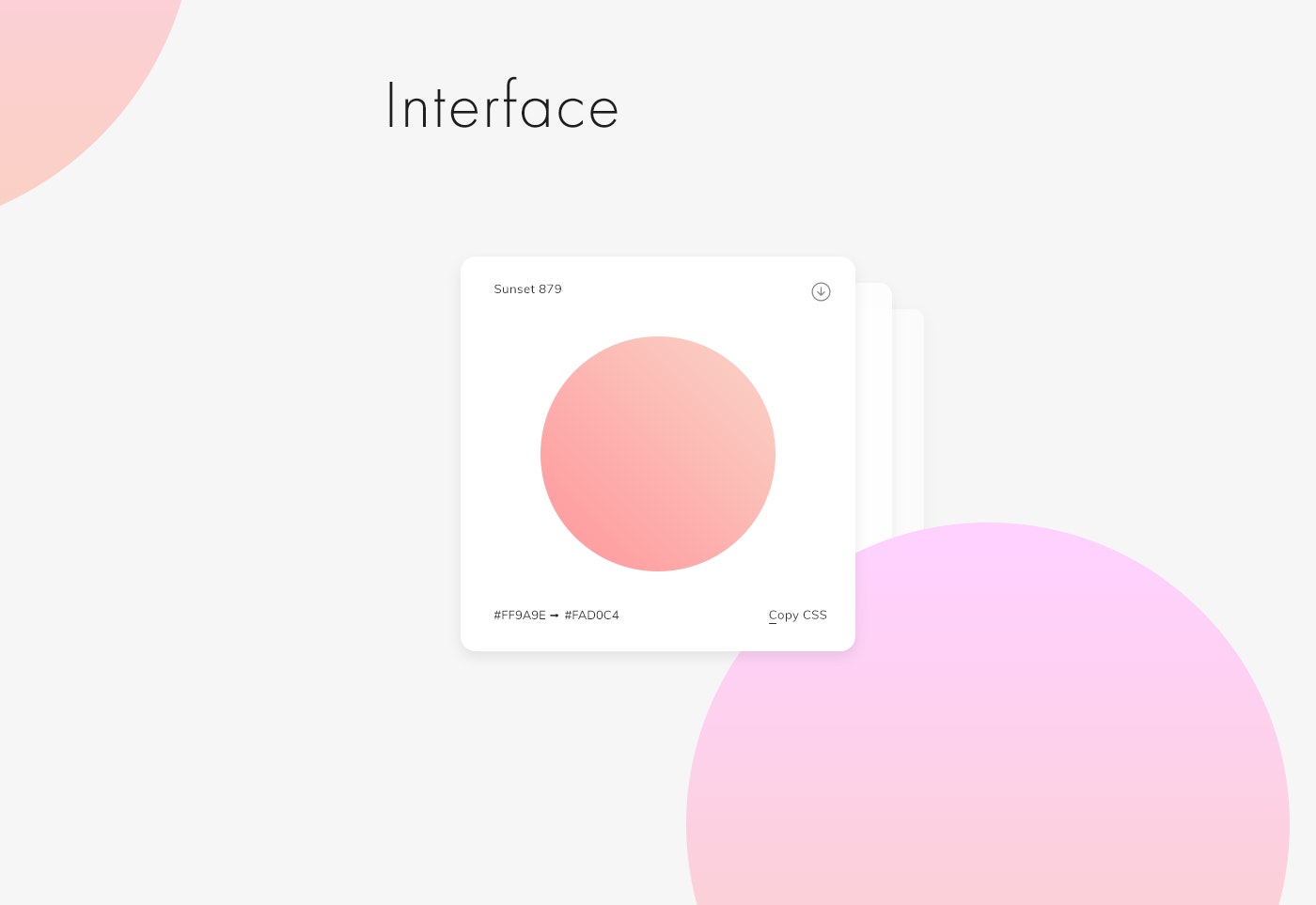 Web Gradients