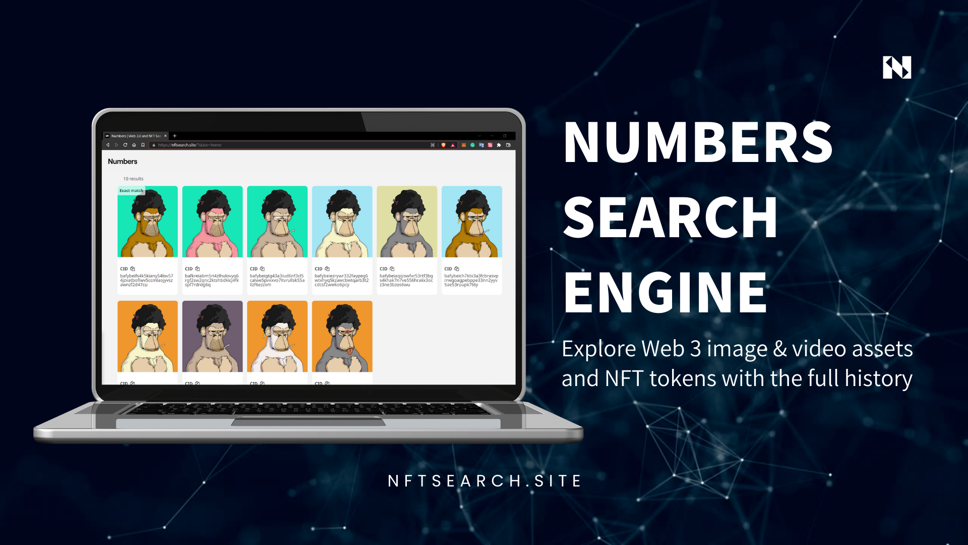 NFT Search Engine from Numbers Protocol