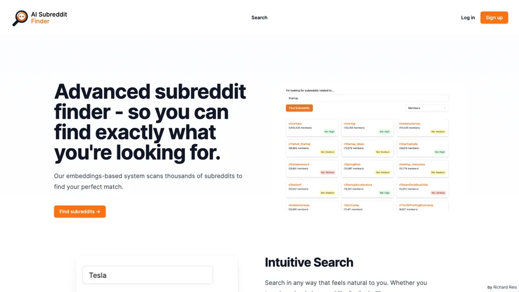 AI Subreddit Finder