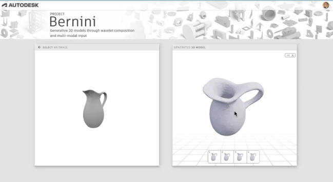 Autodesk internal beta AI large model Bernini Generative CAD is coming