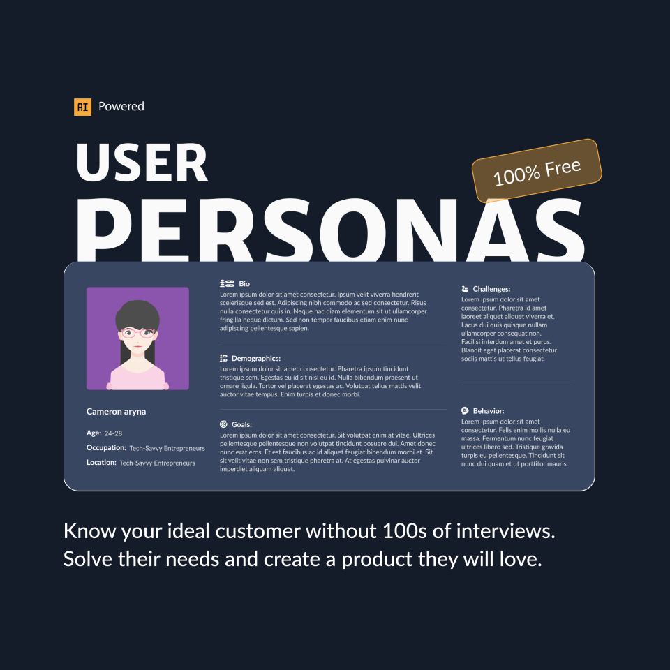 Helix User Persona Generator