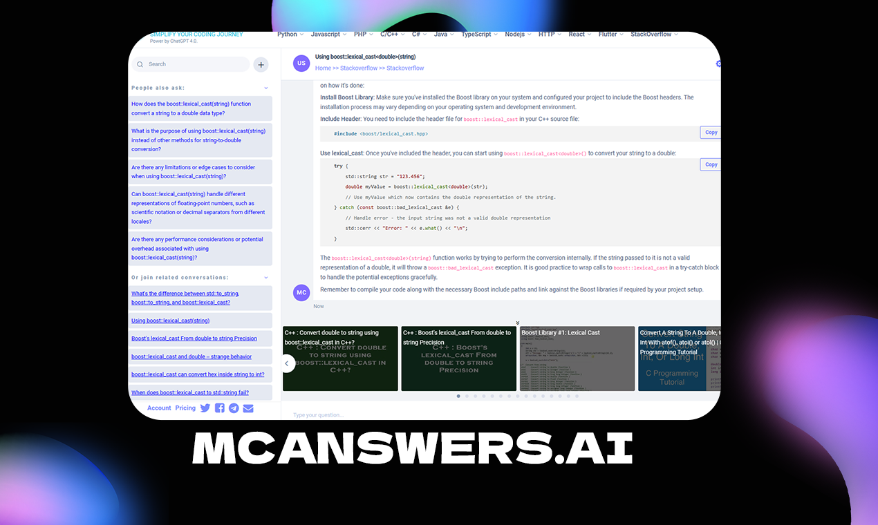 McAnswers AI