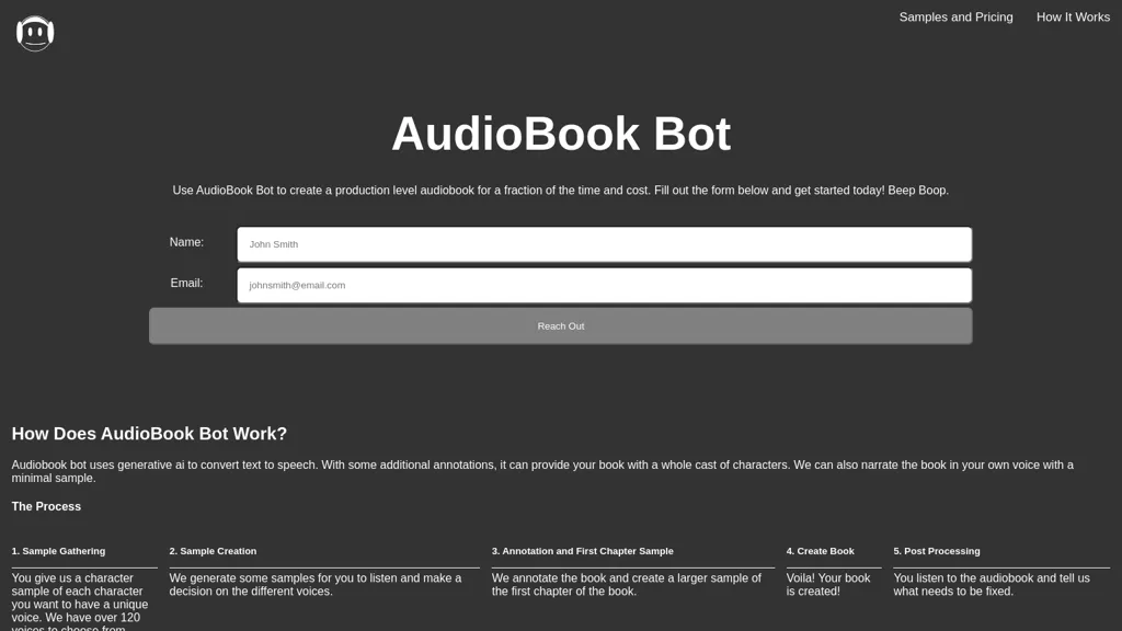 AudioBook Bot