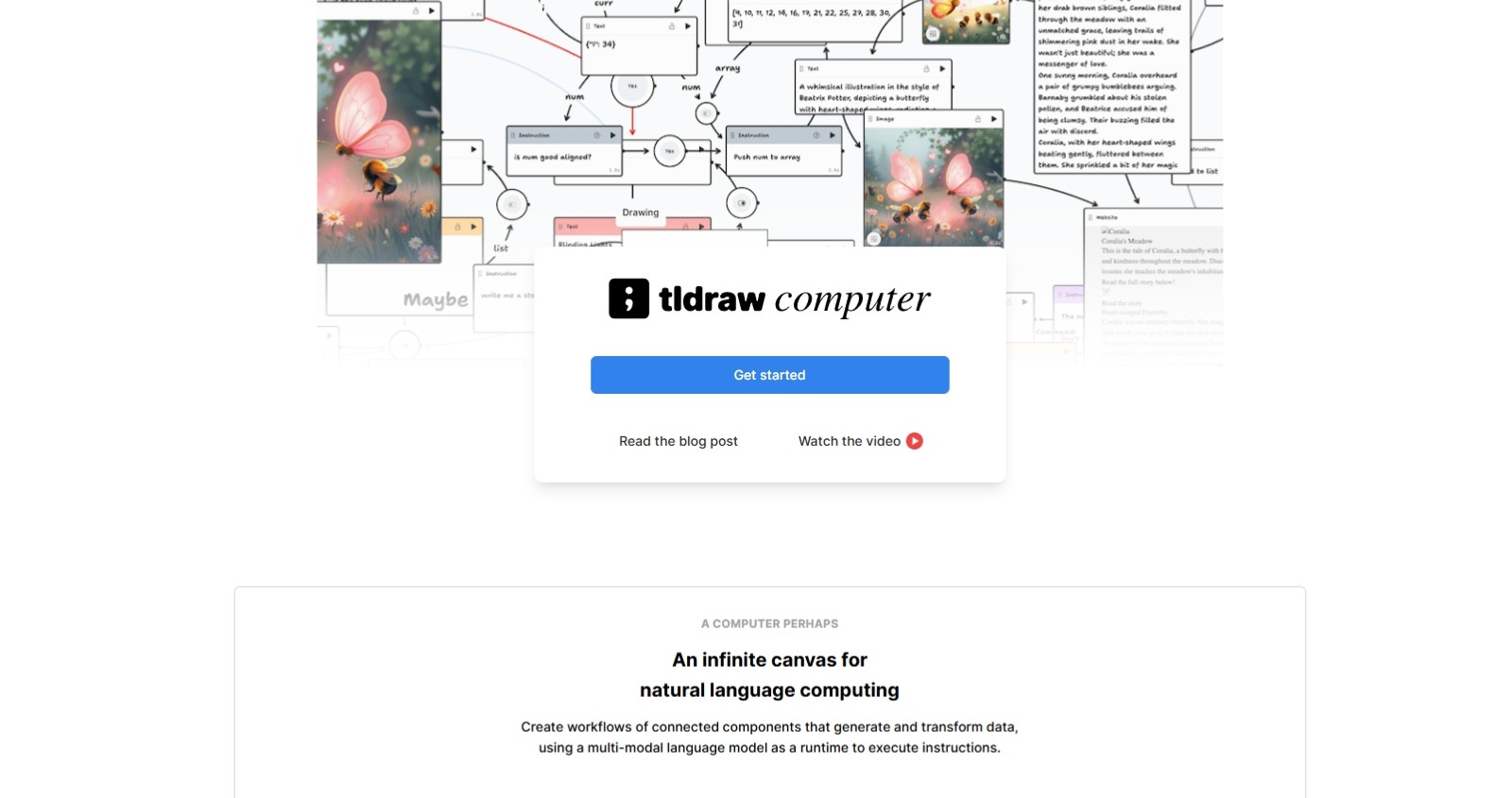 tldraw computer