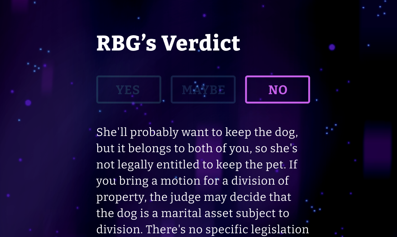 Ask RBG