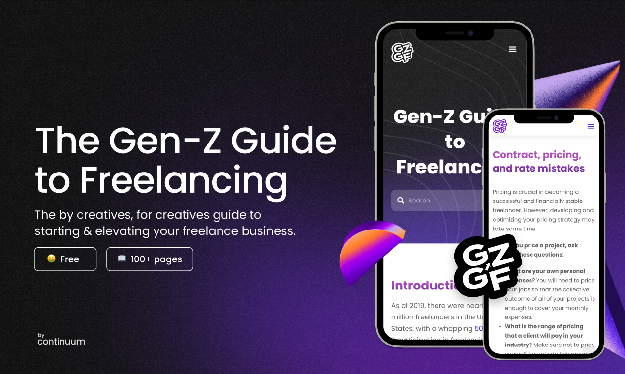 The Gen-Z Guide to Freelancing by Continuum