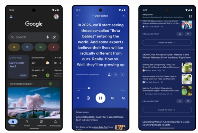 Five minutes a day! Google’s “Daily Listen” feature uses AI to create personalized podcasts