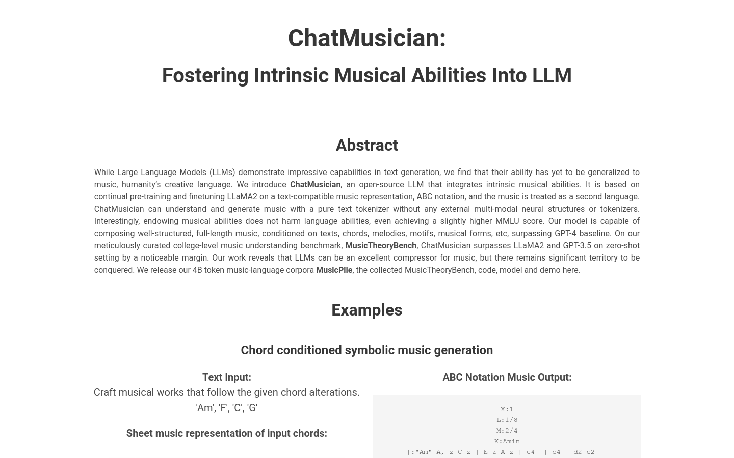 ChatMusician