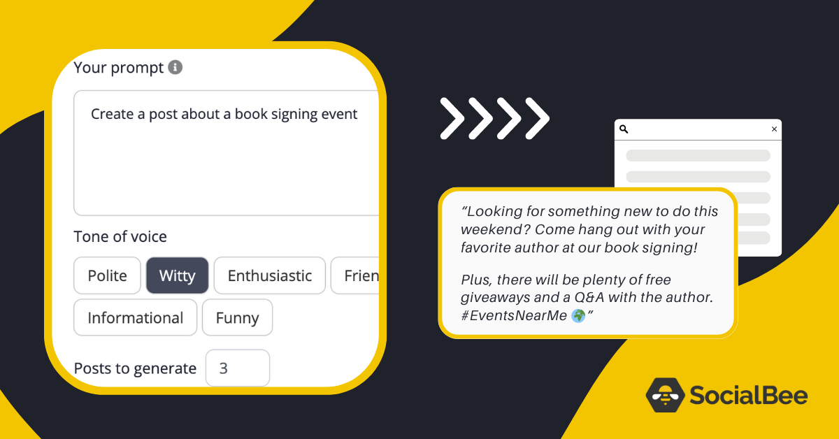 AI Social Post Generator by SocialBee