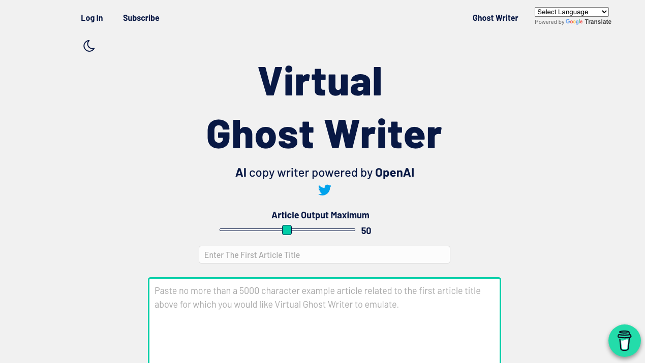 Virtual Ghost Writer