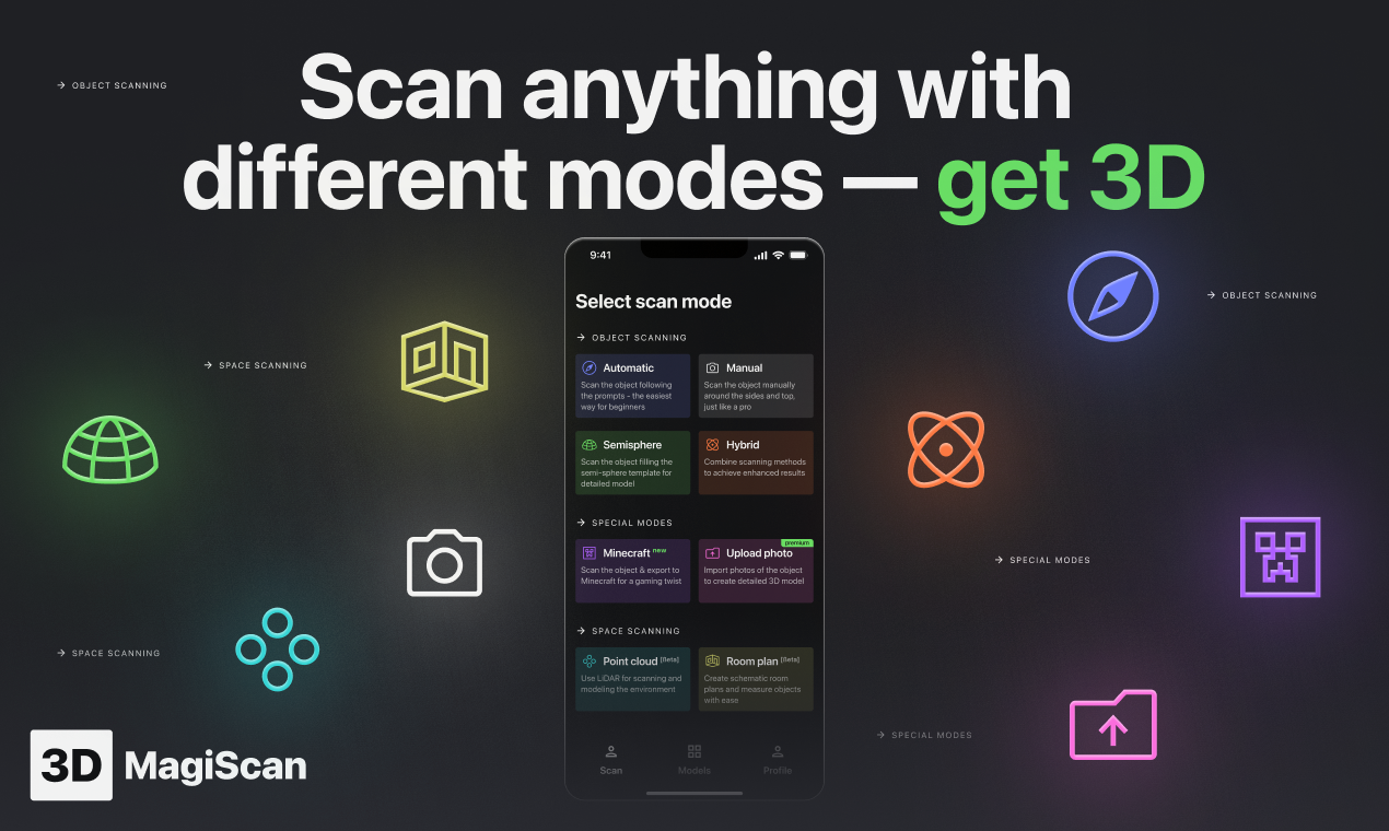 MagiScan AI 3D Scanner app