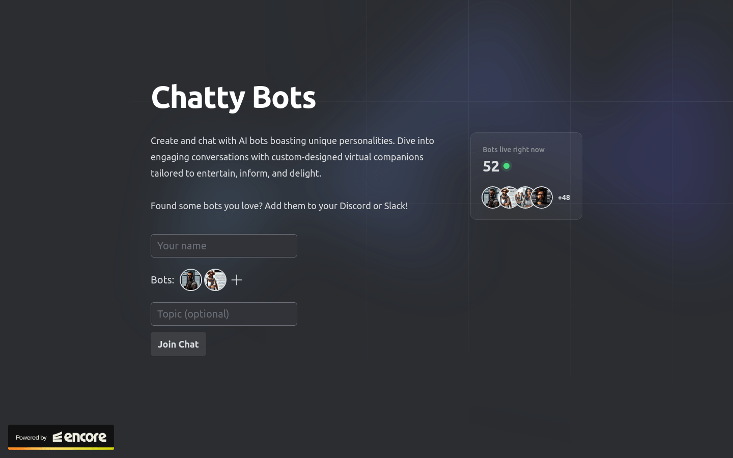 Chatty Bots